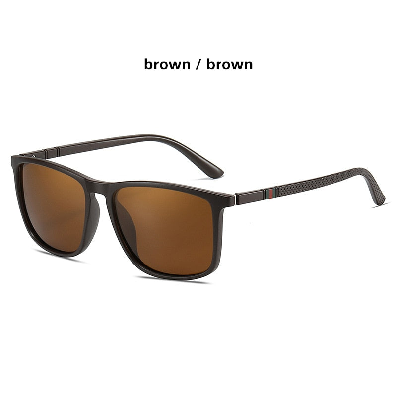 High Quality Sunglasses Men Polarized Square Sun Glasses UV400