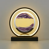 LED quicksand painting hourglass art night light