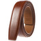 No Buckle 3.5cm Width Cowskin Genuine Leather Belt Men Without Automatic buckle