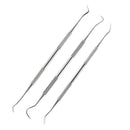 6pc/8pc Dental Mirror Stainless Steel Dental Dentist Prepared Tool Set Probe Tooth Care Kit Instrument Tweezer Hoe Sickle Scaler