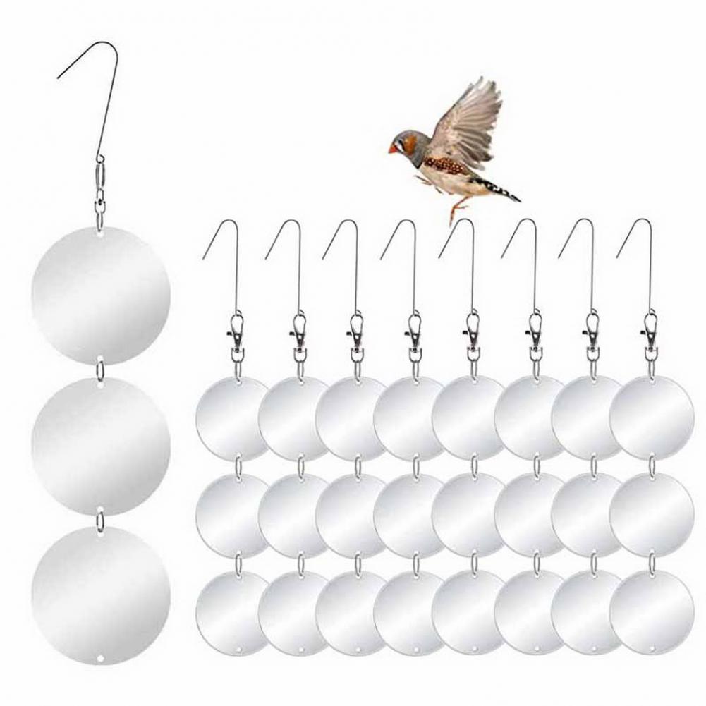 1Pc OR 8Pcs  Extra Bright Reflective Bird Repellent Discs.