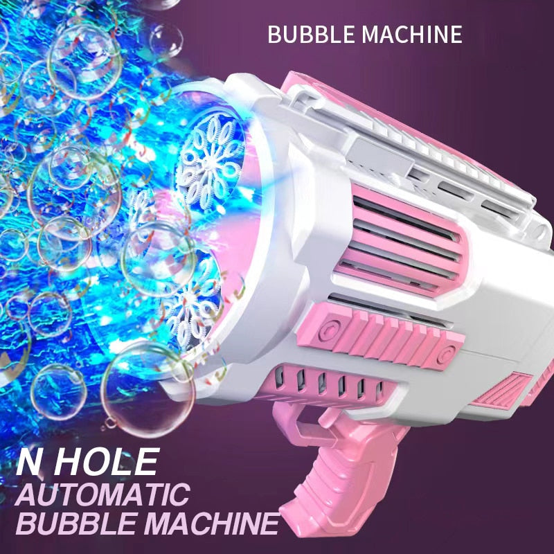 Bubble Gun With LED Lights