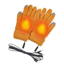Electric Heated Gloves Hand Warmer Glove With Screen Touching Function Reliable USB Charging Electric Bike Gloves For Winter