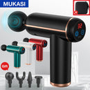 MUKASI Massage Gun Portable Percussion Pistol Massager For Body Neck Deep Tissue Muscle Relaxation