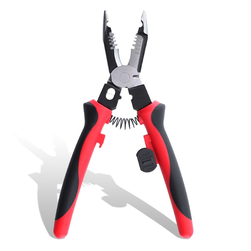 6 IN 1 Wire Stripper Cutter 9 inch Electrician Professional Pliers