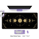 Extra Large Kawaii Mouse Pad Moon Phase