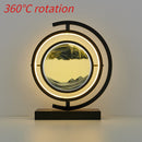 LED quicksand painting hourglass art night light