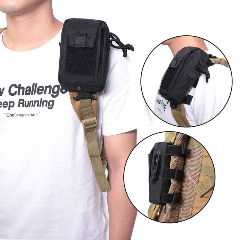 Molle Tactical waist Bag Outdoor Emergency edc pouch Phone Pack Sports Climbing Running Accessories Military Tool Hunting Bags