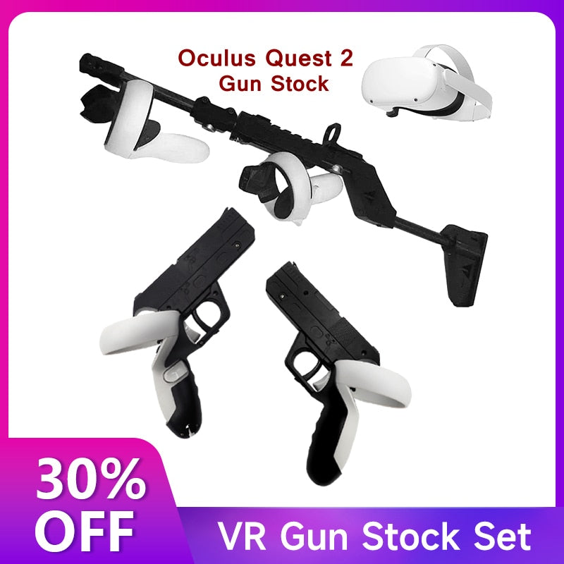 Oculus Quest 2 Gun Stock with Sling VR Game Controllers