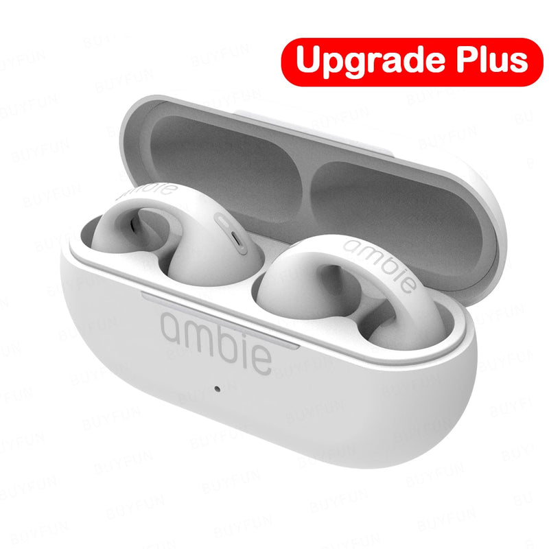 Upgrade Plus For Ambie Sound Earcuffs Headset Earring Wireless Earphones Bluetooth Mini Sport Ear Hook TWS Earbuds Not 1:1