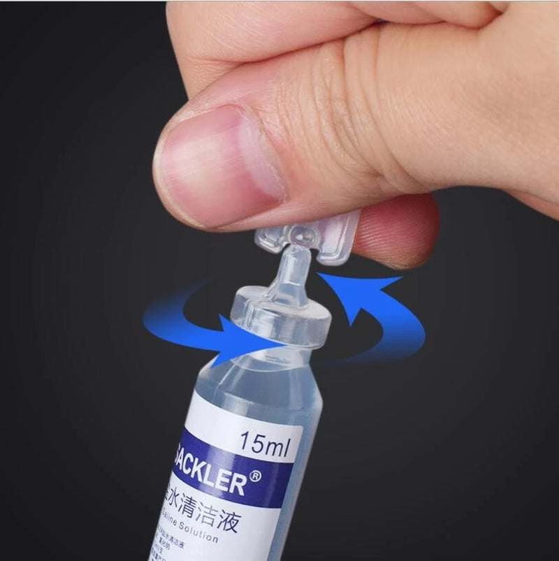 5/10/20Pcs 15ml Sodium Chloride Physiological Saline For Tattoo 0.9 External Diluted Salt Water Cleaning Solution