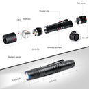 5PS Portable Mini flashlight 1 Switch Mode waterproof AAA battrey Small Penholder Pen Light For dentist Camping hunting