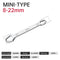 8-22mm Universal Torx Wrench Board Adjustable Double-head Torx Spanner Self-tightening Glasses Wrench Multi-purpose Hand Tools