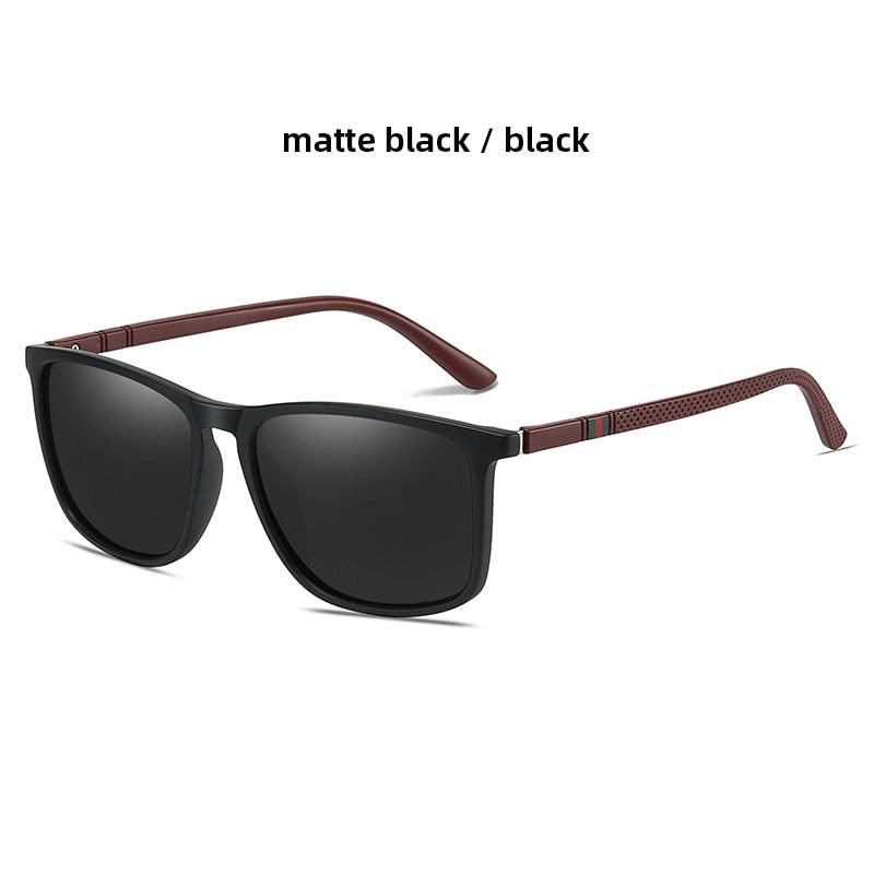 High Quality Sunglasses Men Polarized Square Sun Glasses UV400