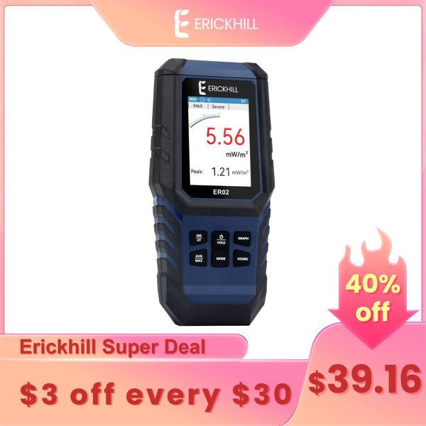 Rechargeable EMF Meter Electromagnetic Field Radiation Detector.