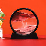 3D Moving Sand Art Nordic Creative Oranment Liquid Hourglass Flowing Sand