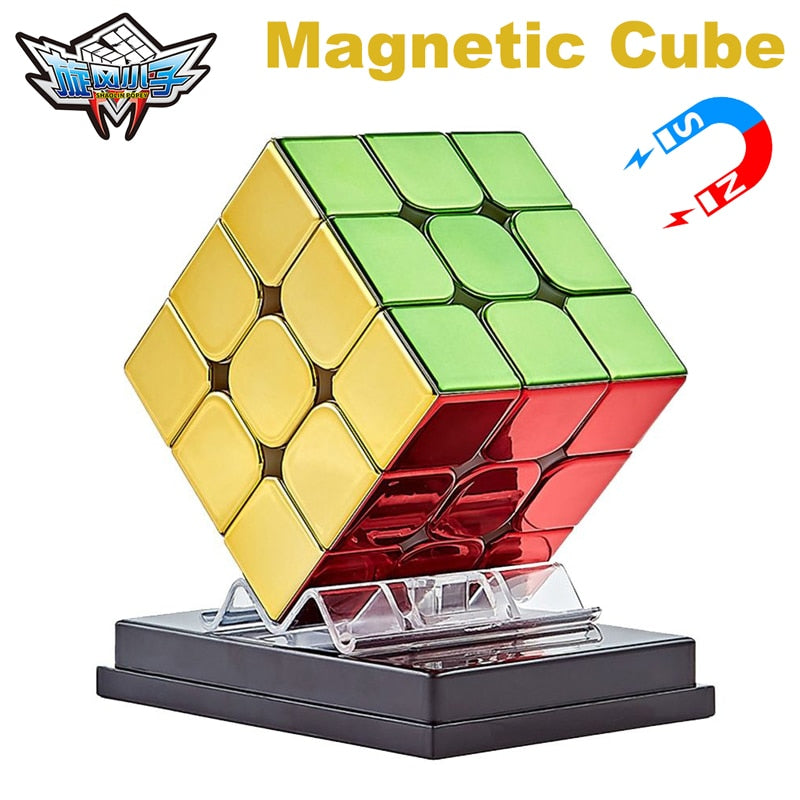 Cyclone Boys Plating 3x3x3 2x2 Magnetic Magic Puzzle Cube.