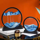 3D Moving Sand Art Nordic Creative Oranment Liquid Hourglass Flowing Sand