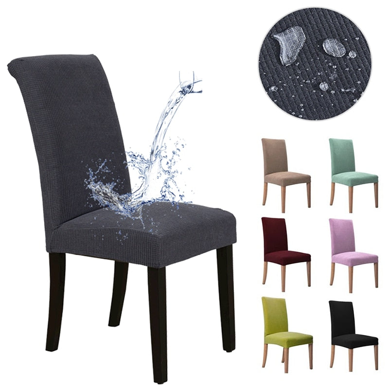 Waterproof And Non Waterproof Elastic Dining Chair Covers.