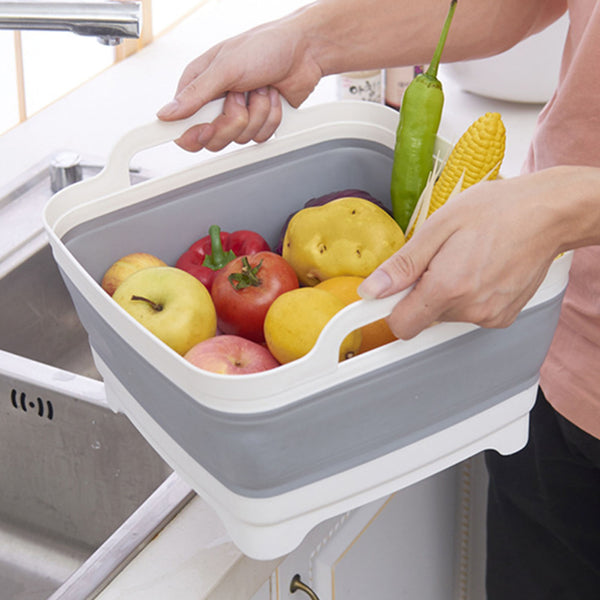 Silicone Portable/Foldable Washing Tub.