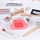 Doctor Toys for Children Wooden Pretend Play Kit Set