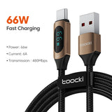 Toocki Type C to Type C Cable 100W PD Fast Charging Charger USB C to USB C Display Cable