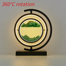 LED quicksand painting hourglass art night light