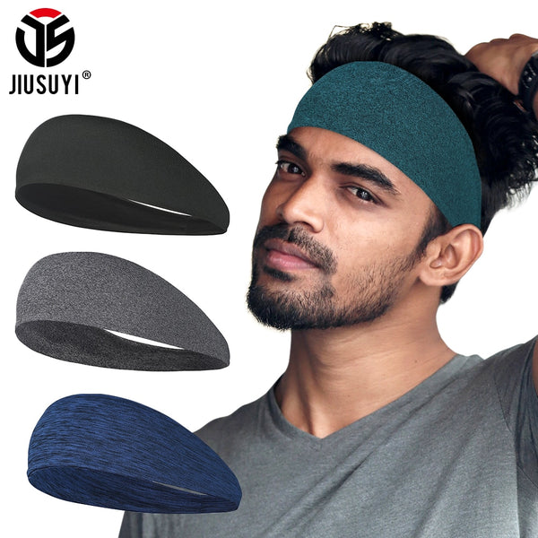 Women and Men's Absorbent, Non-slip, Breathable, Stretchy Headband.