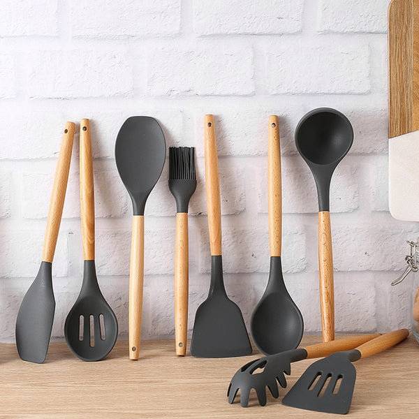 1PC Silicone Grey Cooking Tools.