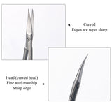 Stainless Steel Straight  Curved Hemostatic Forceps