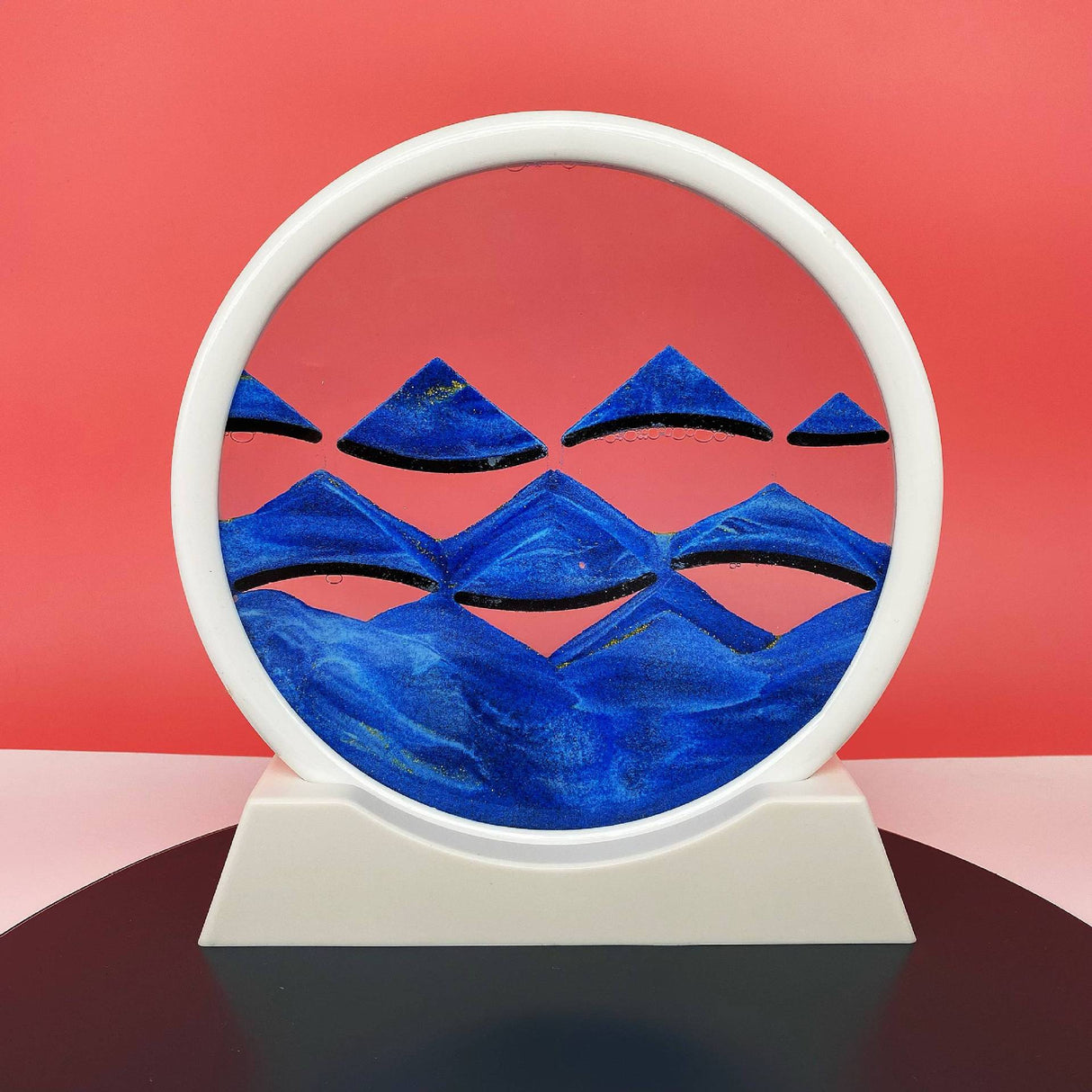 3D Moving Sand Art Nordic Creative Oranment Liquid Hourglass Flowing Sand