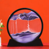 3D Moving Sand Art Nordic Creative Oranment Liquid Hourglass Flowing Sand