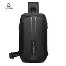 OZUKO Fashion Men Chest Bag Anti Theft Male Sling Messenger Bags Waterproof Male Outdoor Chest Pack Man USB Charge Crossbody Bag