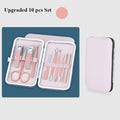 7/10/12/16 pcs Manicure Cutters Nail Clipper Set Household Stainless Steel Ear Spoon Nail Clippers Pedicure Nail Scissors Tool