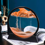 3D Moving Sand Art Nordic Creative Oranment Liquid Hourglass Flowing Sand