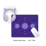 Extra Large Kawaii Mouse Pad Moon Phase