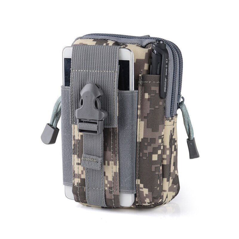 Molle Tactical Pouch Military Belt Waist Bags Outdoor Phone Travel Camping Pouches Case Pocket EDC Sports Army Camo Hunting Bag