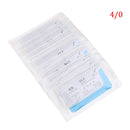 12Pcs 75cm 2/0 3/0 4/0 5/0 Medical Needle Suture Nylon Monofilament Thread Suture Practice Kit Teaching Demonstrations Exercises