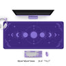 Extra Large Kawaii Mouse Pad Moon Phase