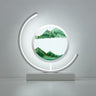 LED quicksand painting hourglass art night light