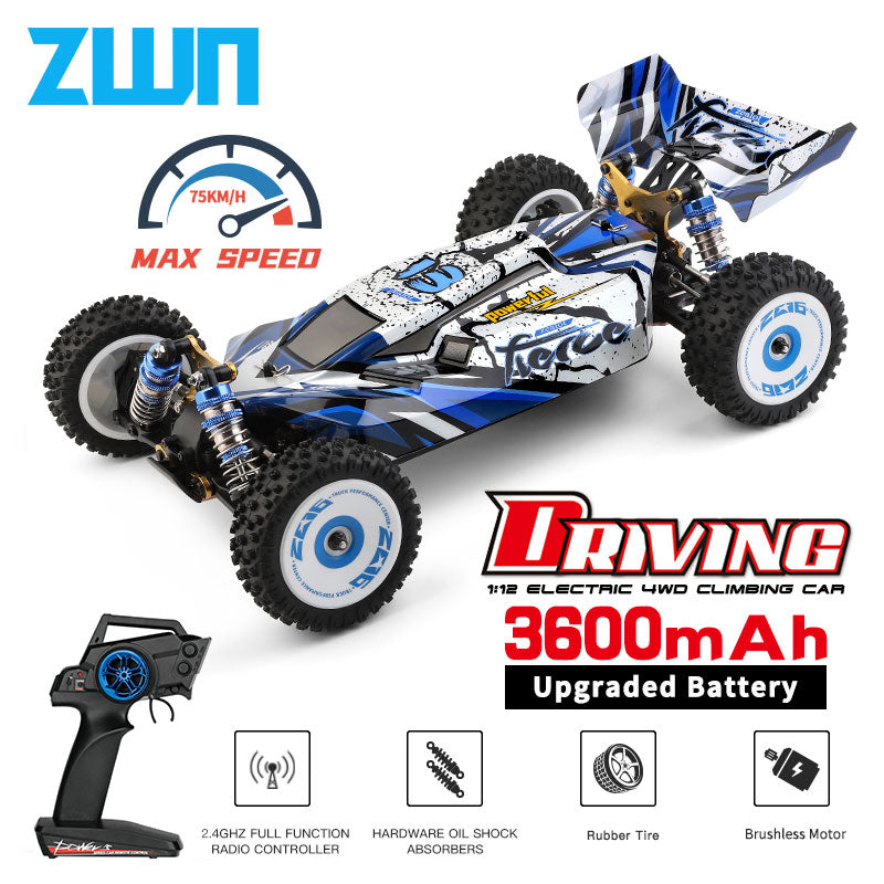 Remote Control Electric High Speed Off-Road Drift  124017 124016 2.4G RC Car 1:14 4WD 75KM/H