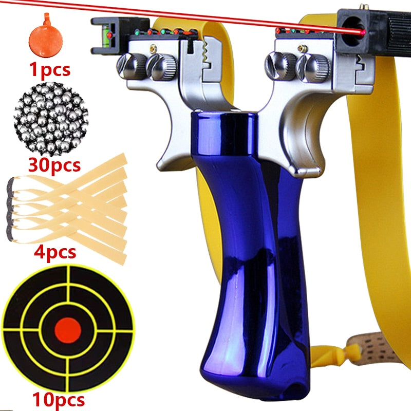 Double Spiral Four Color Fast Compression Slingshot