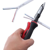 6 IN 1 Wire Stripper Cutter 9 inch Electrician Professional Pliers