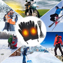 Electric Heated Gloves Hand Warmer Glove With Screen Touching Function Reliable USB Charging Electric Bike Gloves For Winter