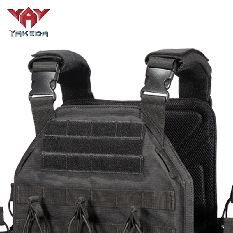 1000D Nylon Plate Carrier Tactical Vest Outdoor Hunting Protective Adjustable MODULAR Vest (AirSoft)