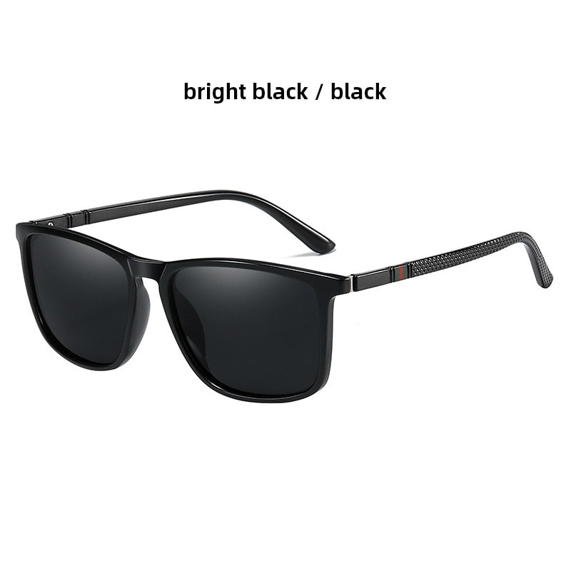 High Quality Sunglasses Men Polarized Square Sun Glasses UV400