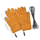 Electric Heated Gloves Hand Warmer Glove With Screen Touching Function Reliable USB Charging Electric Bike Gloves For Winter