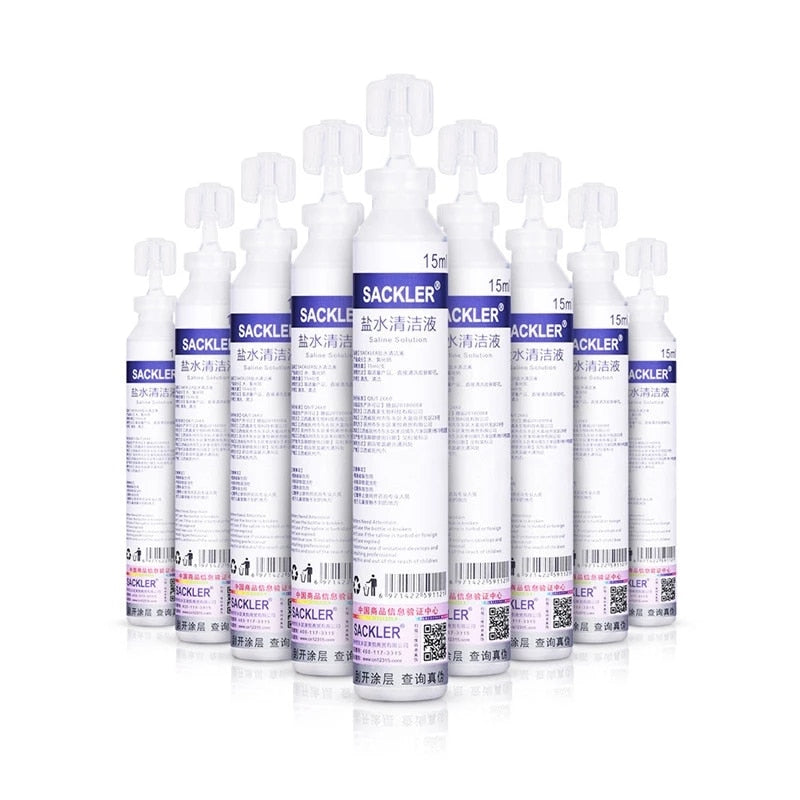 5/10/20Pcs 15ml Sodium Chloride Physiological Saline For Tattoo 0.9 External Diluted Salt Water Cleaning Solution