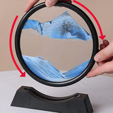 3D Moving Sand Art Nordic Creative Oranment Liquid Hourglass Flowing Sand