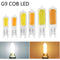 50pcs Crystal G4 G9 Dimmable LED Glass Bulb COB 2w 3w 5w 7w 3000k Natural white 4000k 6000k AC220V/110V Pendant Light Chandelier